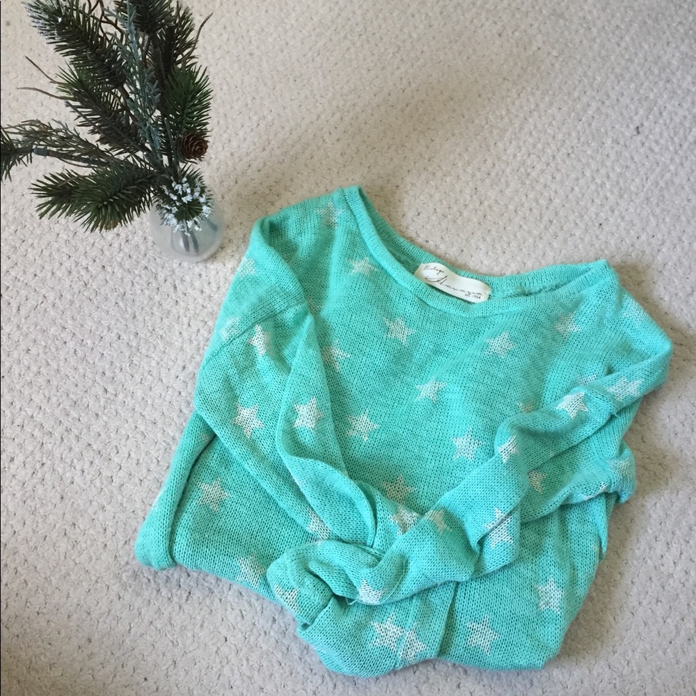 Vintage Havana Green/White Stars Sweater